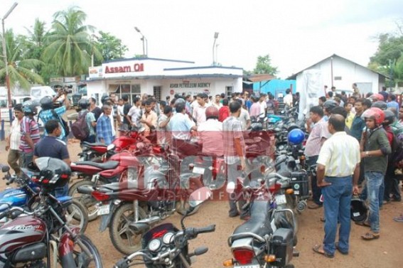 Tripura heave sigh of relief as fuel rationing lifted Tripura heave sigh of relief as fuel rationing lifted